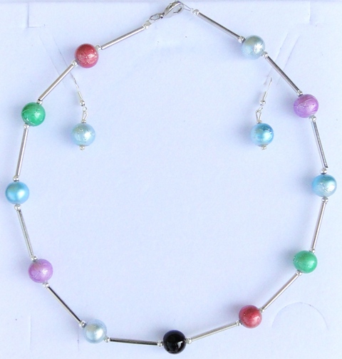 Collier Perle De Verre Murano À VENDRE! - FR
