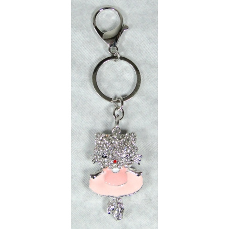 Collier sautoir et charms roses en verre de Murano Collier sautoir et charms roses en verre de Murano