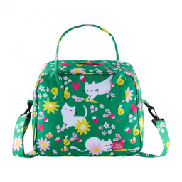 Sac à lunch isotherme GIVRAIS (+ bandoulière) modèle C'est chat la vraie vie - Derrière la porte (DLP)