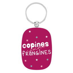 Porte clés OPAT modèle Copines comme frangines - Derrière la porte (DLP)
