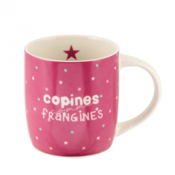 Mug LEMAN (+ boîte) modèle Copines comme frangines - Derrière la porte (DLP)