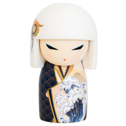 Poupée japonaise Kokeshi KIMMIDOLL Minami - Résilience 10cm